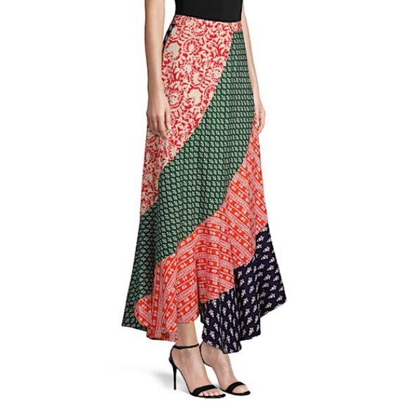 Free People Medley Patchwork Maxi Skirt - Picture 6 of 6